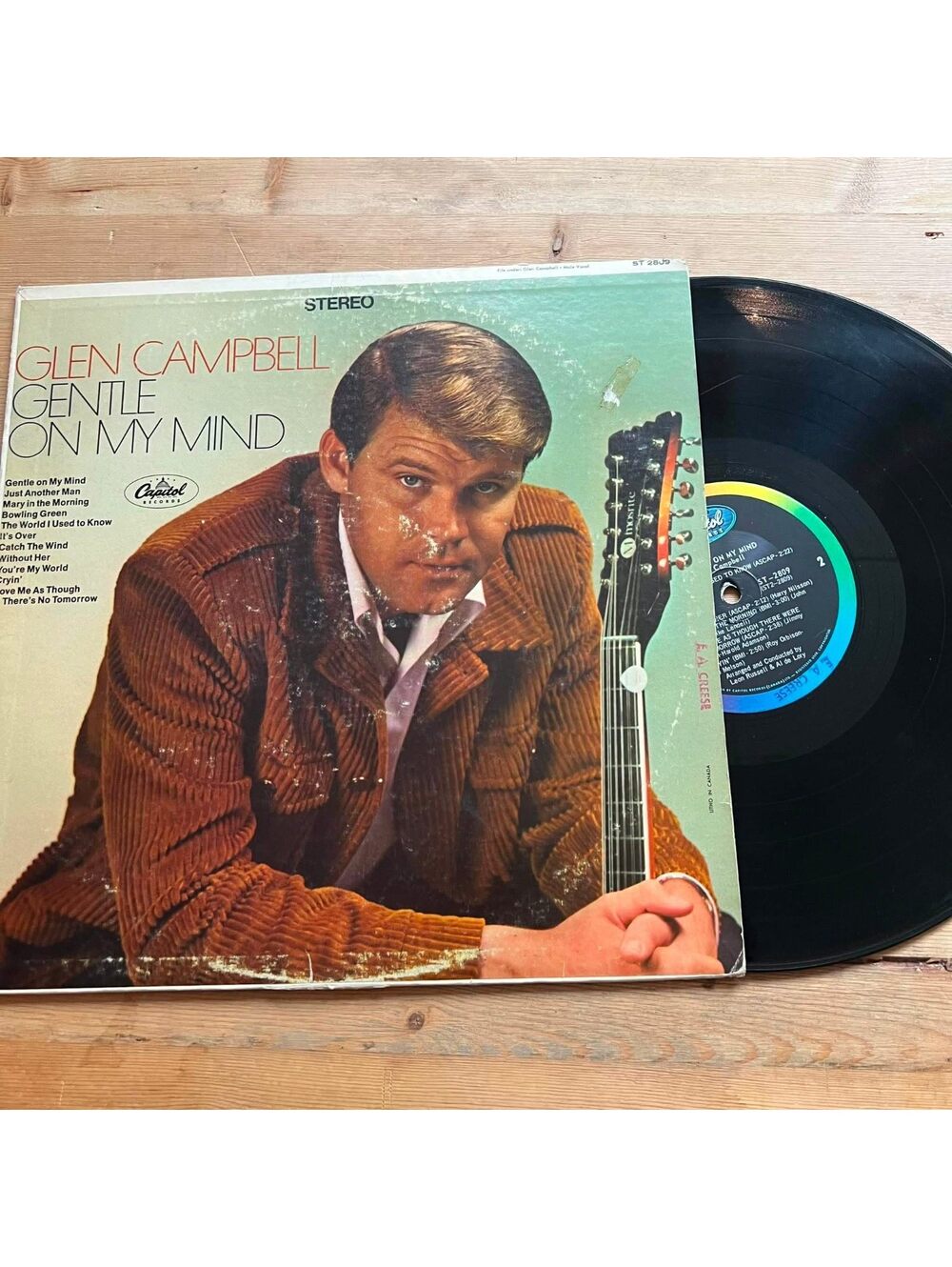 Glen Campbell - Gentle on my Mind 33rpm VG+ VR15